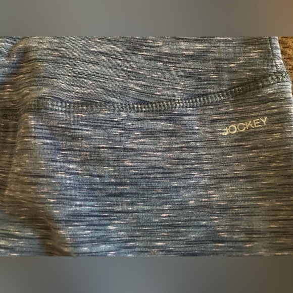 NWOT Jockey Heather Blue Speckled Running Leggings - S - Picture 7 of 7